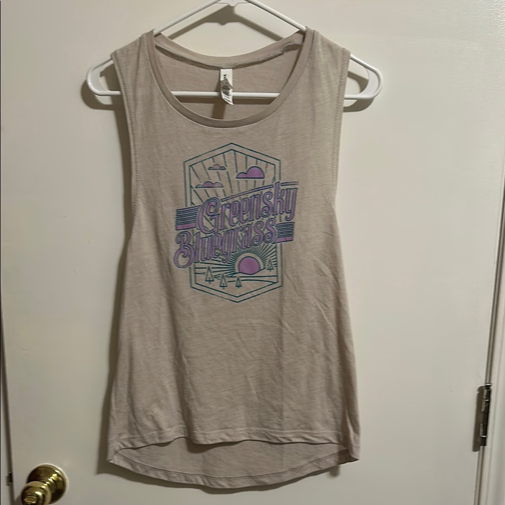 Beige Muscle Tee